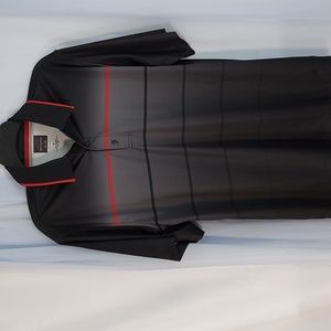 Black Greg Norman golf shirt, size medium